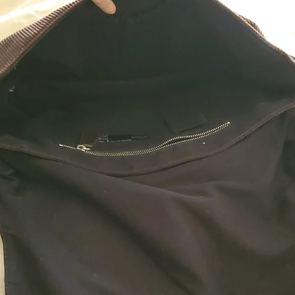 Barneys New York Brown Messenger Bag Classic Design